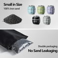 thumbnail image 4 of PROIRON Adjustable Ankle Weights set of 2, PU leather, 1-5lb per leg, Comfortable, Night-Safe Reflectivity, Green, 4 of 8