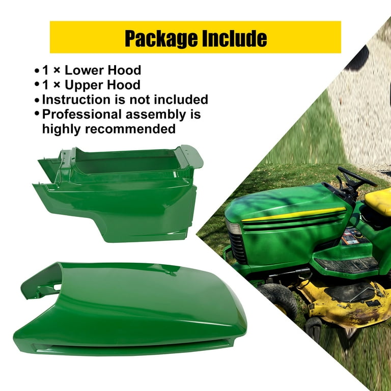 HECASA Upper & Lower Hood for John Deere Tractors GX 345/LX