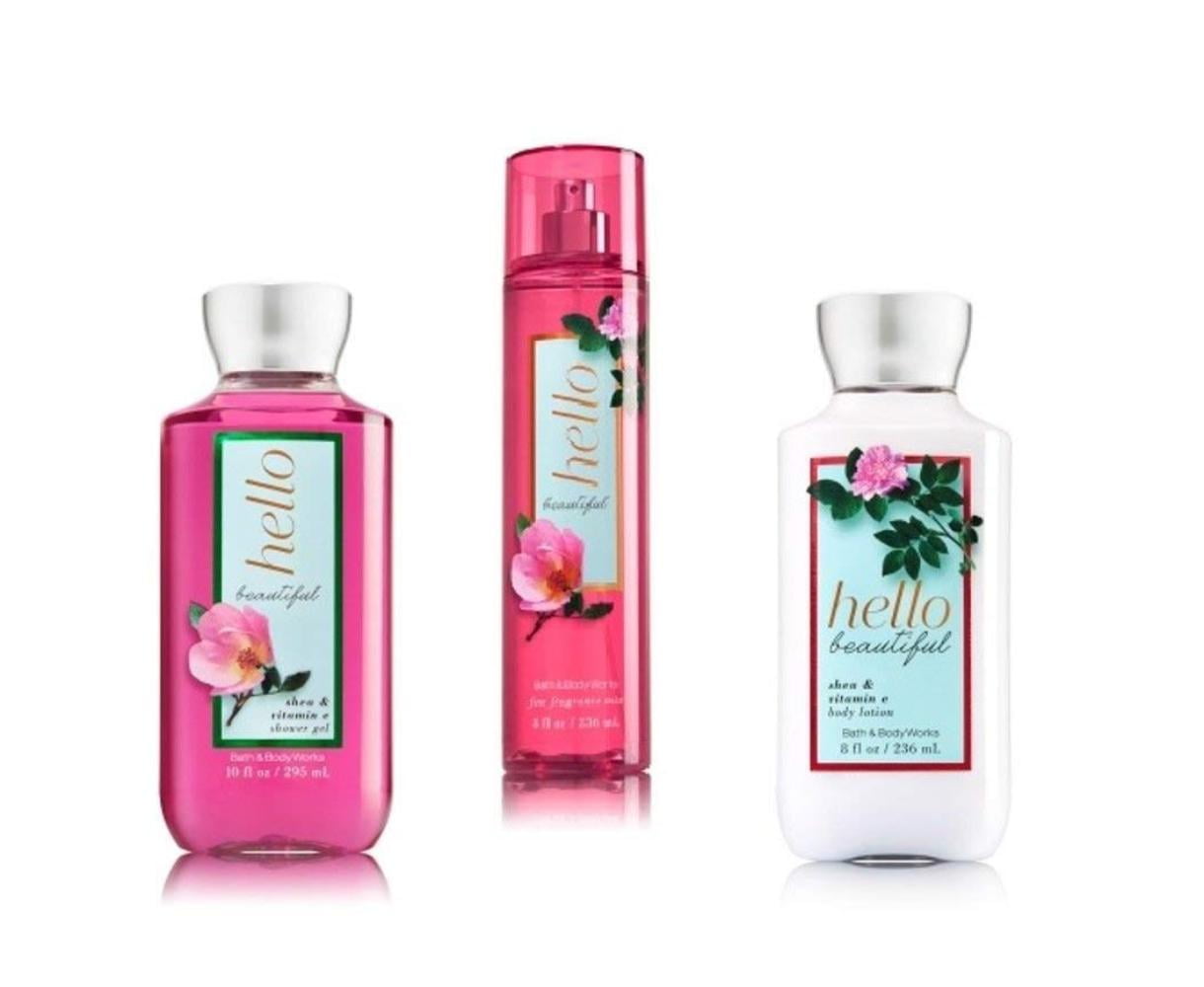 Bath & Body Works Signature Collection * Hello Beautiful * Shower Gel Fine Fragrance Mist