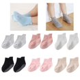 thumbnail image 2 of Knitted Socks with Anti Skid Bottom Unisex Baby Socks Solid Color Socks for Walking Playing & Crawling on Floors, 2 of 9