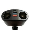 thumbnail image 3 of Car Charger Car Accessories Double Barrel LED Digital Display Type-C+QC3.0+2.4A, 3 of 6