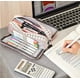 thumbnail image 5 of Large Capacity Pencil Case 3 Compartment Pouch Pen Bag, 5 of 5