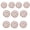 White, variant on Ywmsfl 10PCS Round Sewing Button with Hole Heart Button Sewing Craft Button for Sewing Craft Coat Cardigans Jeans Sweater