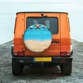 thumbnail image 2 of Fotbe Boards and Beach Spare Tire Cover Thickening Universal Fit for Jeep, Trailer, RV, SUV, Truck, Tough Tire Wheel Soft Cover-16 inch, 2 of 9