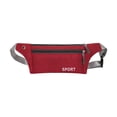 thumbnail image 3 of Running Waist Pack Lightweight Adjustable Waist Pouch for Gym Sports Fitness Red, 3 of 9