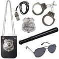 thumbnail image 2 of 3 Nutrias Policía Feating Play Toy Set, 6pcs Accesorios policiales para niños Accesorios de Cop Accesorios de Cop para niños Favores de regalos de regalos 3 otters Disfraz De Policia, 2 of 2
