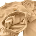 thumbnail image 4 of ATOGUTA Girl Clothing Outfit 2-Piece Long Sleeve & Pants PJ Set Kid Cozy Sleepwear Size 2T-12, Yellow, 4 of 5