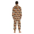 thumbnail image 7 of joogoo Cool Fox with Sunglasses Unisex Adults Onesies Pajamas Jumpsuits L, 7 of 7
