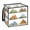 Mountain, variant on Home Organizer Foldable Fabric Storage Bin With Handle Sun Clouds Sleeping Face