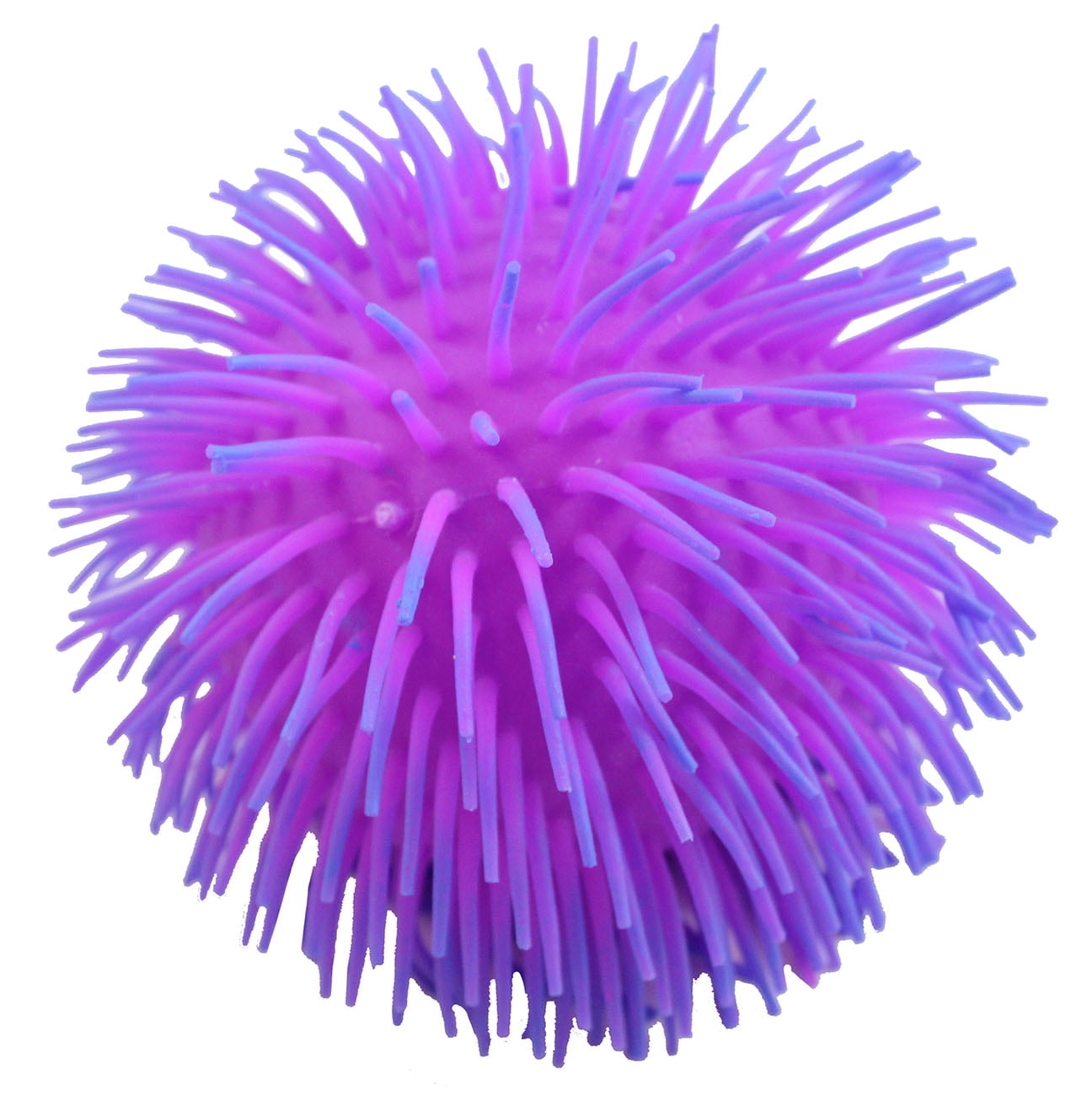 PURPLE) Giant Knobby Puffer Worm - Sensory Fidget and Stress Balls