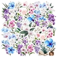 thumbnail image 3 of 35pcs-70pcs PVC Orchid Stickers Nature Flower Stickers Botanical Plants Stickers for Phone Luggage Laptop, 3 of 9