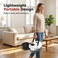 thumbnail image 4 of 2500W Handheld High-Temp Pressurized Steam Cleaner, 6 Speeds & 4.5 Bar High-Pressure with Brush Heads for Kitchen Bathroom Car Floor (Touch, Black) (K), 4 of 6