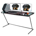 thumbnail image 4 of <p>Gaming Desk, Multipurpose Computer Desk, Z Shaped Study Writing Table Workstation Furniture Laptop Table Office For Living Room Home Bedroom</p>, 4 of 7