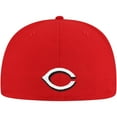 thumbnail image 4 of Men's New Era Red Cincinnati Reds Ransom 59FIFTY Fitted Hat, 4 of 6