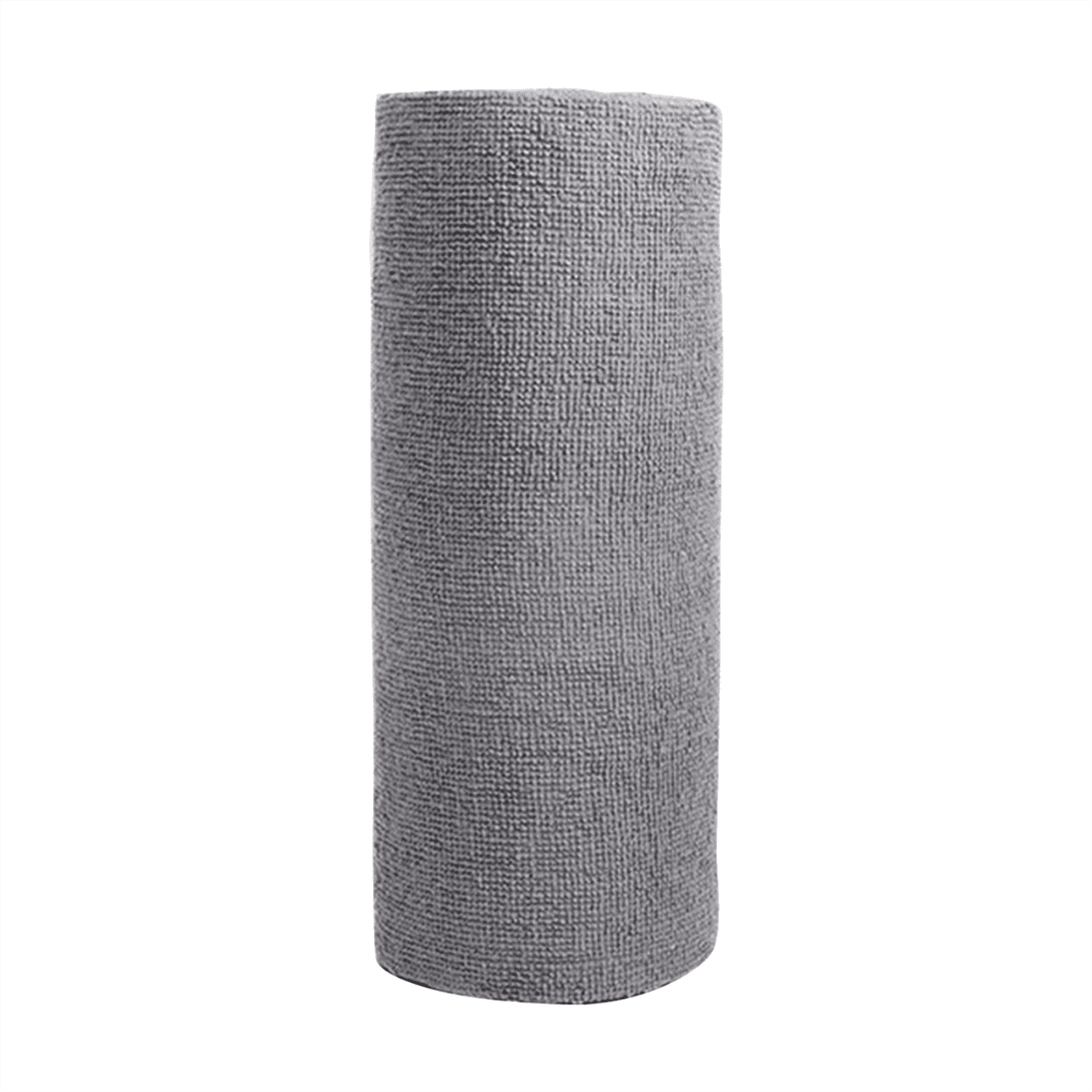 Reusable Cleaning Wipe Household ,Microfiber Towel Rolls Dish Rags Wash Paper Towel Replacement,Gray