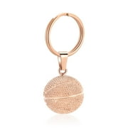 Stainless Steel Basketball Funeral Cremation Urn Pendant Keychian for Cremation Ashes Urn Keyring Lockets for Ashes of Loved One Memorial Jewelry