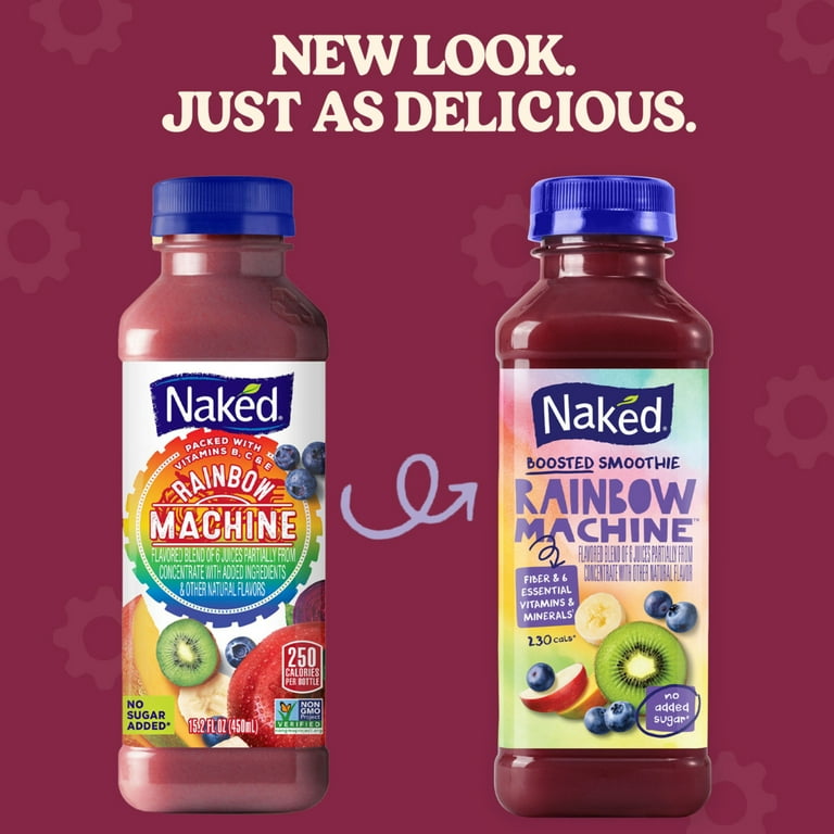 【りーり】rainboW Mixed Juice Naked Juice Rainbow Machine Flavored 100% Juice Smoothie