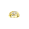 thumbnail image 1 of RYLOS Mens Rings Yellow Gold Plated Silver Ring 6X4MM Oval Shape Gemstone & Diamond Ring Opal October Birthstone Rings For Man Silver Rings, Size 13, 1 of 7