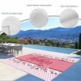 thumbnail image 3 of Happy Mother's Day Outdoor Rug 4x6 Ft - Reversible Patio Rug Outdoor Camping Rugs, Farmhouse Pink Floral Love Heart Washable Indoor Outdoor Area Rugs, Non-Slip Outdoor Carpet Runner for Deck/Porch, 3 of 8