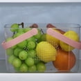 thumbnail image 5 of Cesta de la canasta de carreras de ducha Cesta de almacenamiento de plástico de la canasta de plástico con mango, 5 of 5