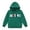 Dark Green, variant on Little Girl Long Sleeve Hooded Sweatshirt Letter Printed with Pocket Pullovers Tops Size 6-7T ,Black