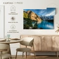 thumbnail image 5 of Elephant Stock Glorious Moraine Lake Wall Art - Horizontal Canvas Wall Art - Living Room Wall Decor - Nature Canvas - Beige And Blue Decor - 48" x 32", 5 of 8