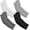 Black/White/Gray/Dark Gray, variant on 4PK UV Defense Cooling Arm Covers for Adults, Moisture-Wicking Athletic Sun Guards, Lightweight Outdoor Performance Gear, Black/White/Gray/Dark Gray
