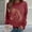 Wine, variant on Chuancc Womens Crew Neck Sweatshirt Sweatshirt for Women Trendy Womens Sweatshirts Trendy Athleisure Women Cute Pullovers for Women Crew Neck Sweater for Women Horse Sweatshirt Women's Pullover L