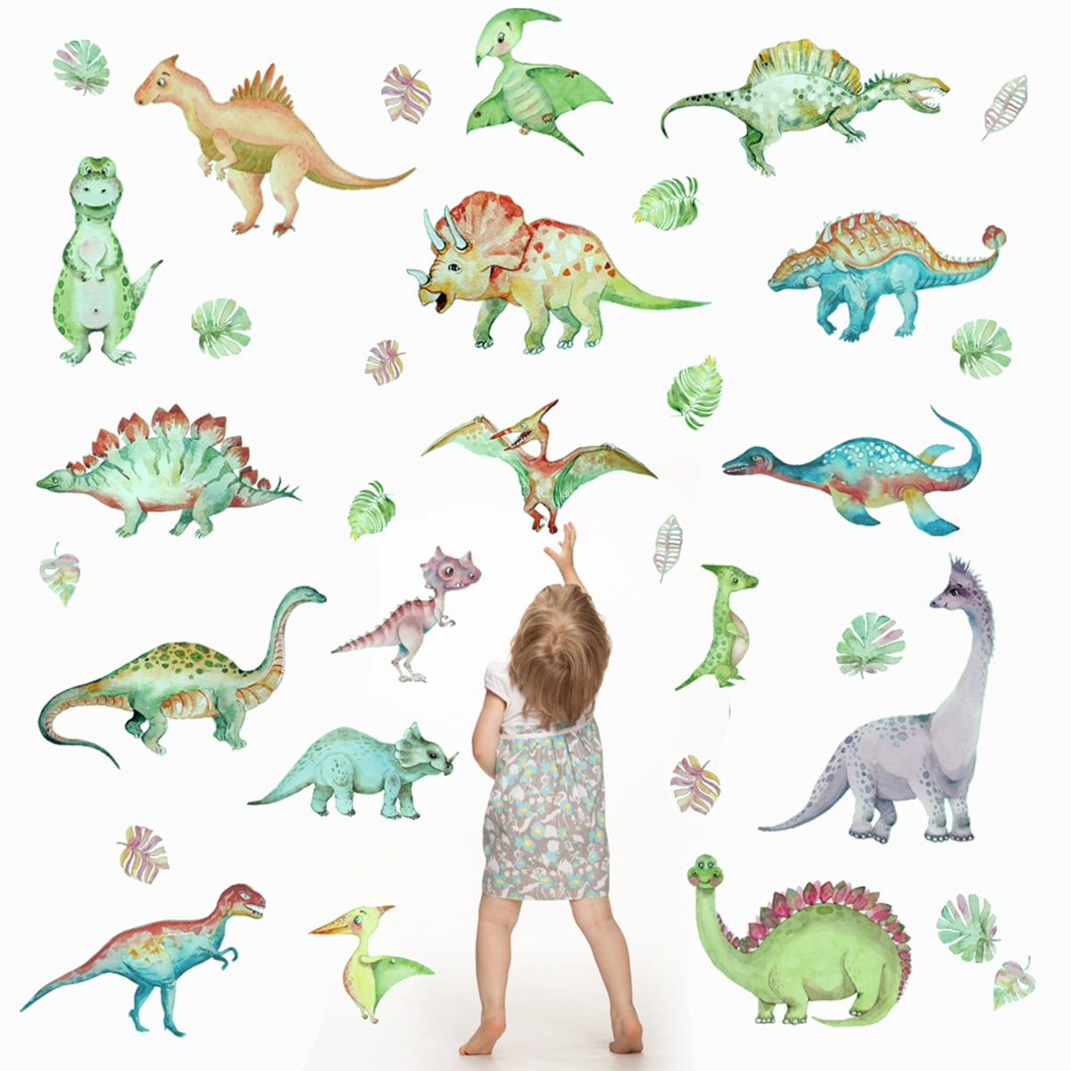83Pcs Luminous Dinosaur Glow in the Dark Stickers Bedroom Kids Room Decoration Fluorescent Cartoon Decals Home Decor Glowing Sticker