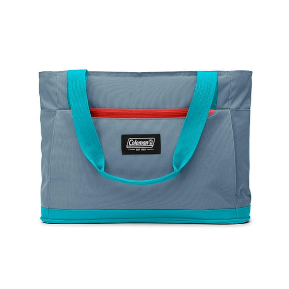Coleman Outlander 28-cans Soft Cooler Tote, Blue Aqua Multi