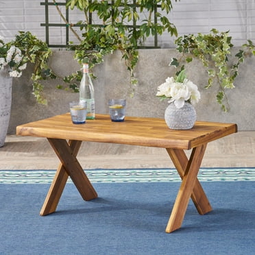 Noble House Minimalist Wood Coffee Table, Wood