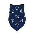 thumbnail image 3 of Easygdp Nautical Themed Simple Anchors Pet Scarf, Dog Triangle Scarf, Printing Dog Bib, Handkerchief Scarf for Small Medium Large Dogs Cats Pets, 3 of 9