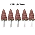 thumbnail image 1 of 5× Sandpaper Tapered Cone Grinding Head Polishing Sanding for Wood Plastic Metal, 1 of 10