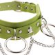 thumbnail image 5 of Guardurnaity Gargantilla de cuero negro Harajuku para mujer, Collar de cadena Punk gótico para mujer, gargantilla Sexy para chicas, joyería de Ropa, zapatos y accesorios Miscelánea Verde Guardurnaity PS11274-04, 5 of 6