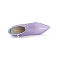 thumbnail image 4 of Unique Bargains Women's Clear Heel Pointed Toe Block Heel Ankle Boots, 4 of 7