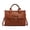 01 Brown, variant on Elegant Letter Pattern Handbag, Fashionable Fuzzy Decoration Shoulder Bag, Fashionable Work and Daily Use Handbag, Suitable for Women