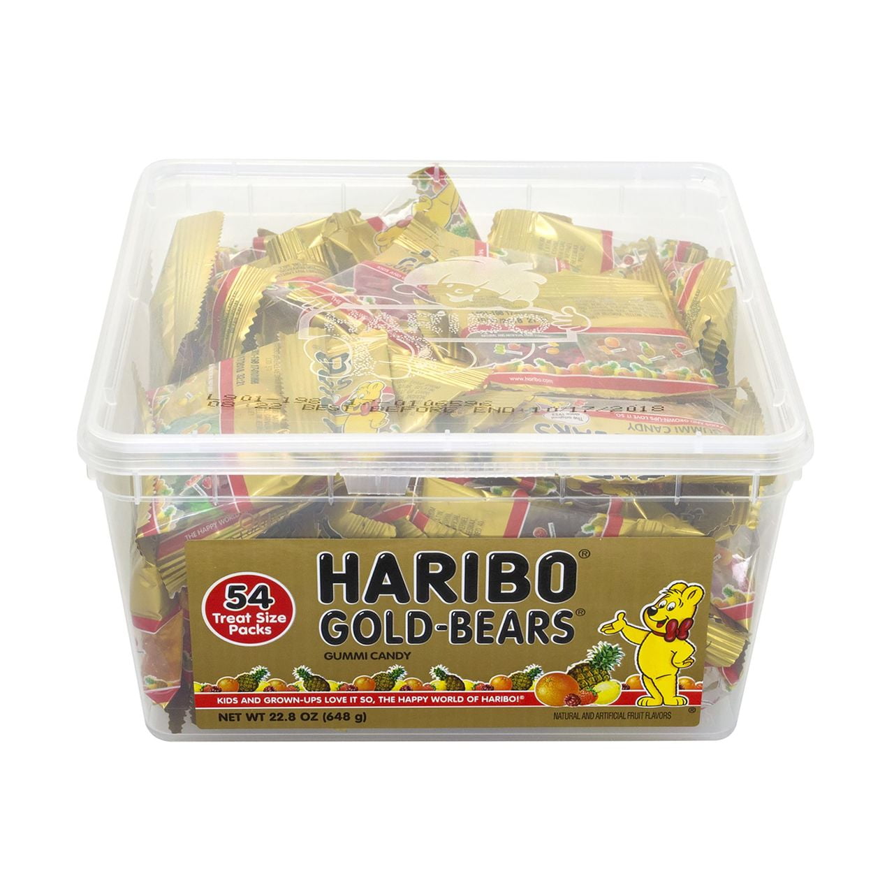 Product of Haribo GoldBears, 54 ct./0.4 oz.
