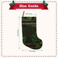 Bingfone Framed Greenery Wall Art Print Personalized Christmas Stocking