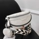 thumbnail image 5 of Bolso de pecho, bolso cruzado informal de moda de verano, bolso de cintura, bolso de hombro que combina con todo, bolso para madre, bolso para teléfono móvil, 5 of 6