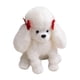 thumbnail image 4 of Muñeco de peluche de perro de 7,87 pulgadas para decoración, juguete de simulación de perro de dibujos animados para niños, regalos de cumpleaños para Blanco, 4 of 10