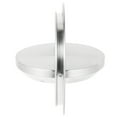 thumbnail image 3 of Kitchen Flap Lid Stainless Steel Flush Recessed Built-In Balance Flap Cover Trash Bin Garbage Can Trash Lid Kitchen Counter Top Round, 3 of 7
