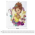 thumbnail image 3 of Fancy Nancy Cartoon Blanket, Soft Cozy Fluffy Plush Throw Blanket for Boys Girls Young Adults, Warm Flannel Blanket for Living Room Bedroom Couch Bed 30"x40", 3 of 8