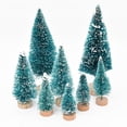 thumbnail image 2 of Navideñas Para Árboles De Pino, 8 Uds., Con Base De Madera, Cepillo Para Botellas De Seda Sisal, Árboles Para Fiesta De Navidad, Decoración Del Hogar Yuarrent HA041403-01, 2 of 6