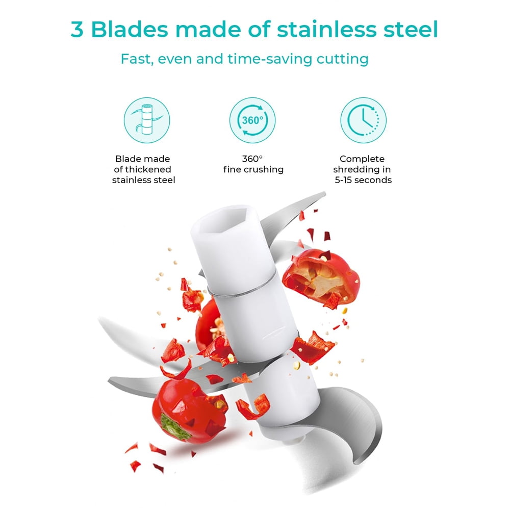 Electric Garlic Chopper Multi-Function Food Processor Blenders For Kitchen USB Charging Meat Grinder Kitchen Tools