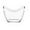 Clear, variant on YOLOKE Large 4 Liter Oval Plastic Ice Bucket - Ideal for Chilling Wine, Beer, and Beverages