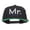 Black, variant on Mr Embroidered Snapback Cap - Black OSFM