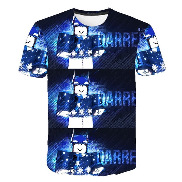 ROBLOX T-shirt à Manches Courtes à Col Rond Imprimé, T-shirt d'Anime pour Adolescents, Manches Courtes Confortables et Décontractées pour Garçons et filles-Vinsniv
