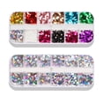 thumbnail image 1 of Paillette de decoración de uñas Zulema Bricolaje Nail Art Glitter Sequin, 1 of 8