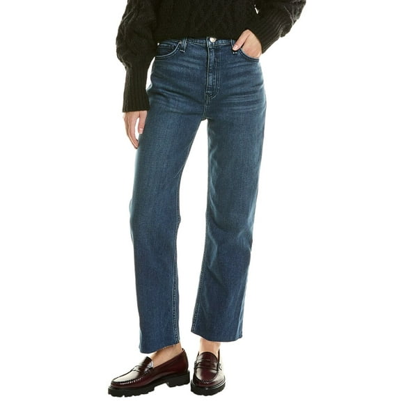 HUDSON Jeans womens  Remi High-Rise Straight Ankle Pant, 23, Blue