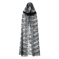thumbnail image 2 of Capa de bruja de encaje para cosplay de Halloween, ideal para fiestas y eventos de disfraces. Reutilizable y elegante. 130 centímetros, 2 of 9